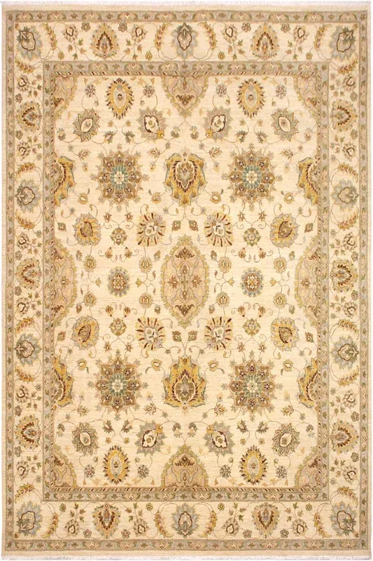 Shabby Chic Ziegler Southerl Beige/Beige Wool Rug – 8’2” x 9’11”