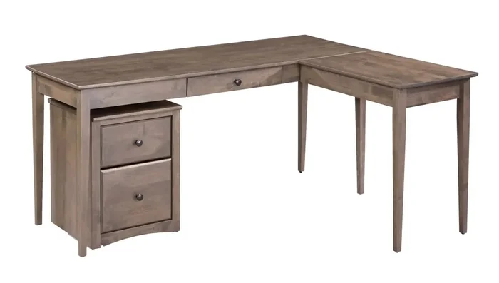 Shaker Large Writing Desk with Return
