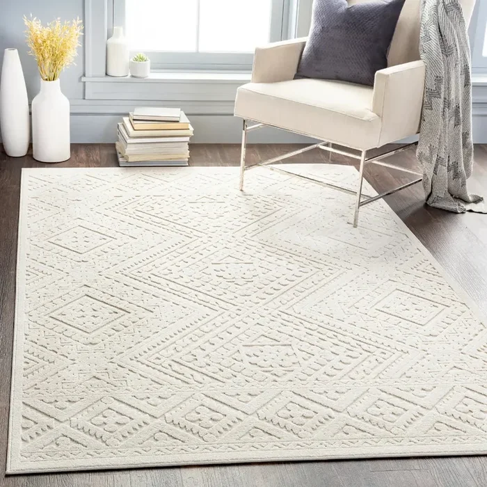 SHEELA In- & Outdoor Global Cream Rug