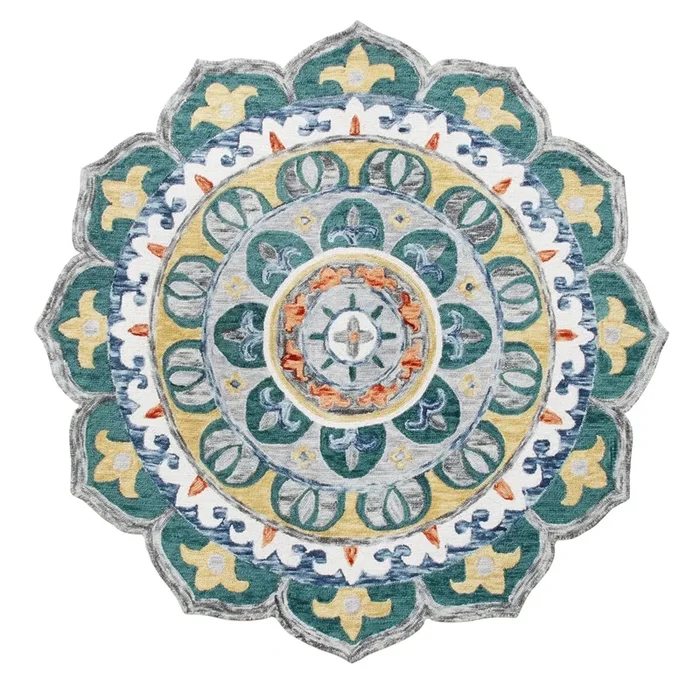Sinuous 54162GMI Green/Multi Rug