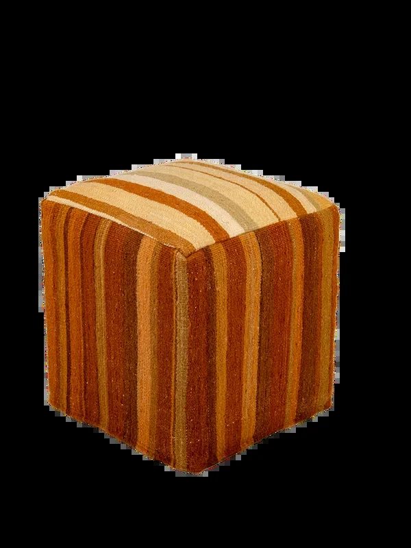 Siroua Shades | Terracotta Pouf