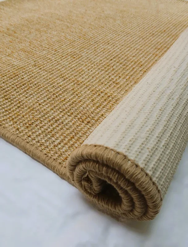 Sisal Natural Floor rug with NATURAL LATEX BACKING