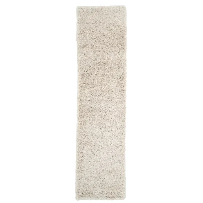 Soft Everyday Light Beige Shaggy Runner Rug