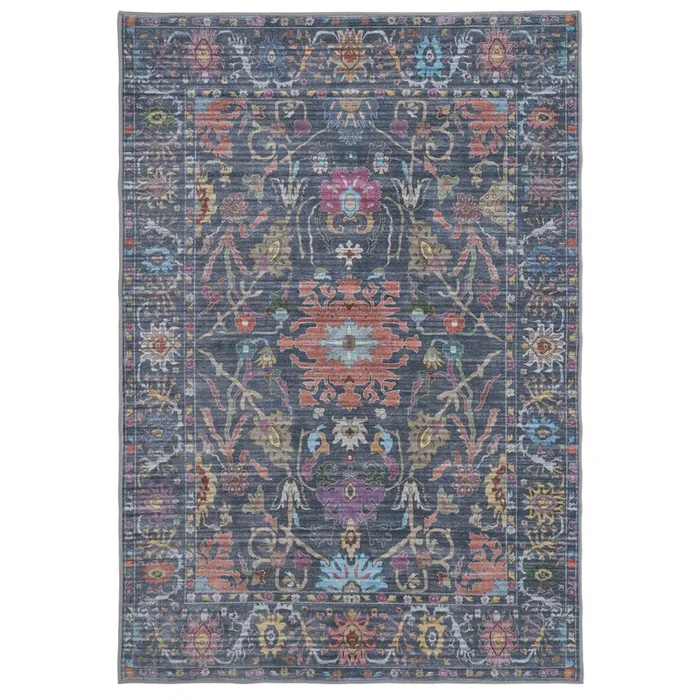 Soft Washable Wildflower Rug – Francine