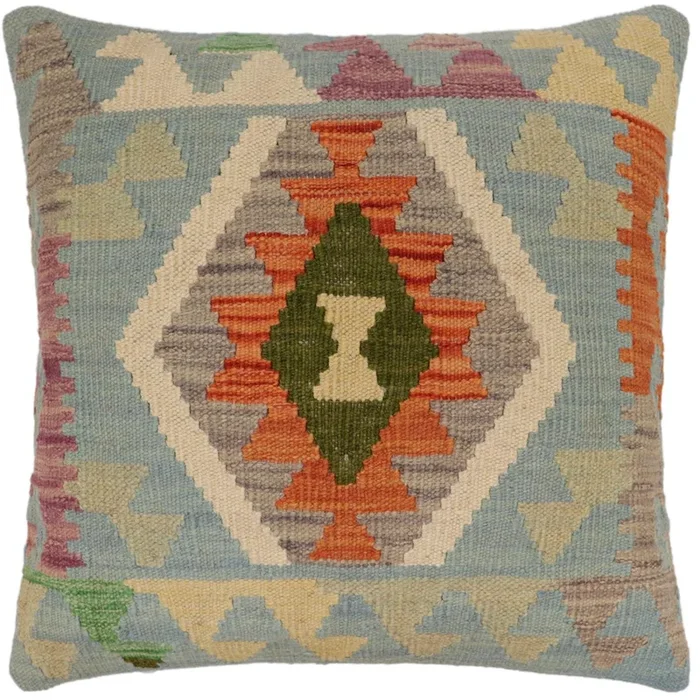 Southwestern Anderson Turkish Hand-Woven Kilim Pillow