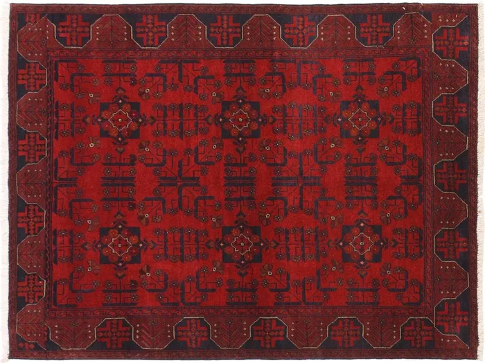 Southwestern Biljik Khal Mohammadi Bertie Wool Rug – 4’3” x 6’3”