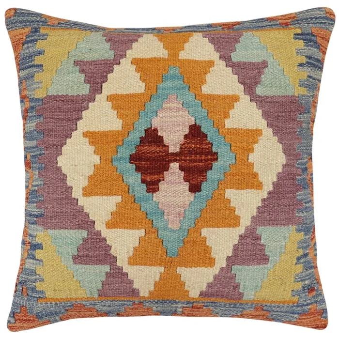 Southwestern Bourne Turkish Hand-Woven Kilim Pillow