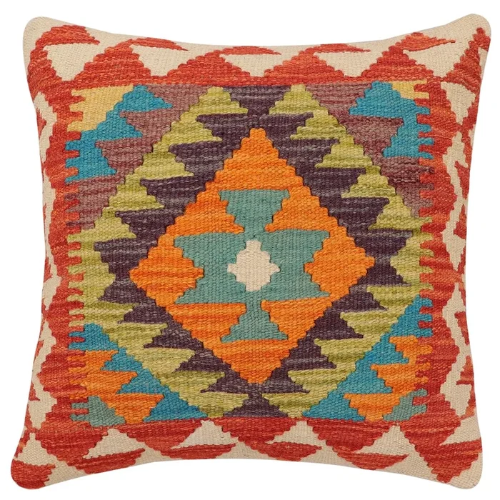 Southwestern Brooker Turkish Hand-Woven Kilim Pillow