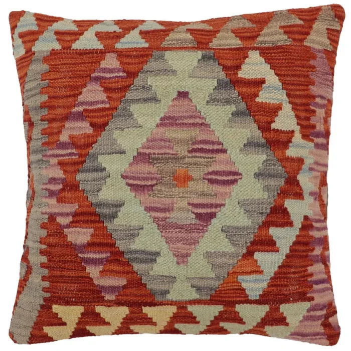 Southwestern Ewing Turkish Hand-Woven Kilim Pillow
