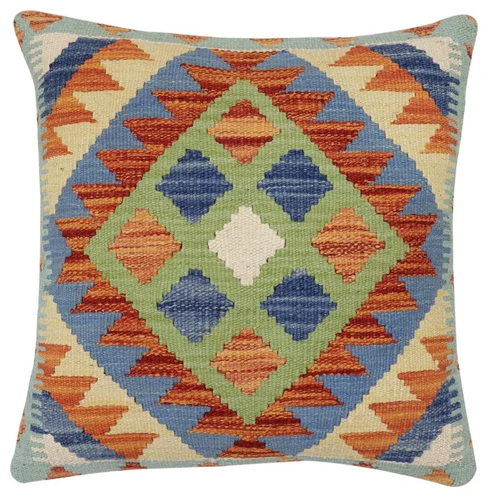 Southwestern Linwood Turkish Hand-Woven Kilim Pillow
