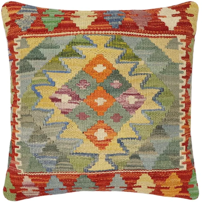 Southwestern Orval Turkish Hand-Woven Kilim Pillow