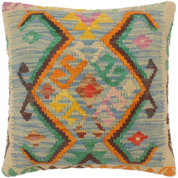 Southwestern Turkish Thorpe Hand Woven Kilim Pillow