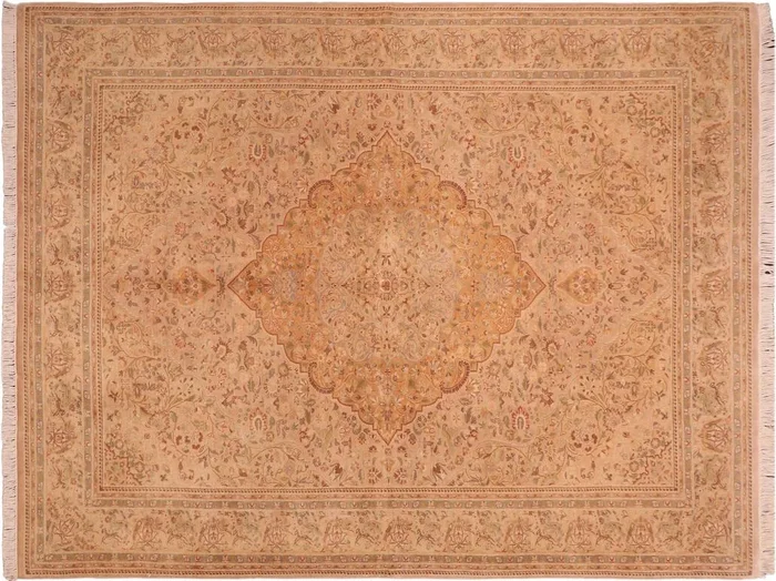 Sparow Heritage Tegan Taupe/Gold Wool Rug – 5’9” x 9’3”