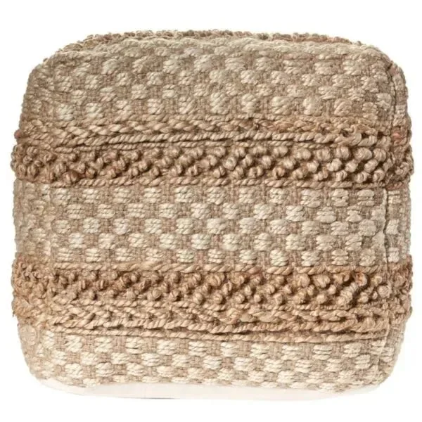 Spruce 99759NAT Natural Pouf
