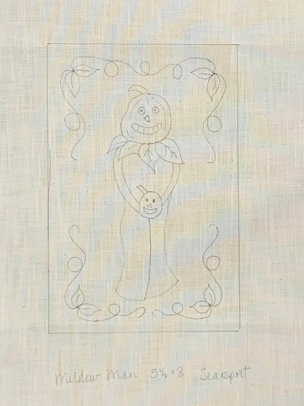 SRH Mini Punch Needle Pattern Mildew Man 5.5×8