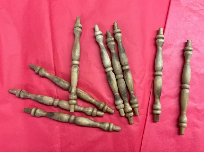 Stained wooden Spindles