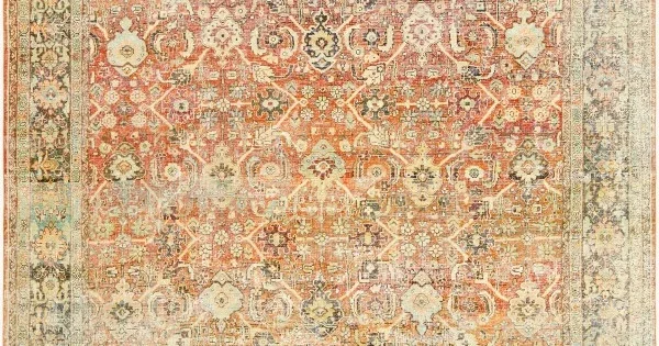 Surya Antique One of a Kind Burnt Sienna AOOAK-1787 9 ft. 2 in. X 11 ft. 10 in. Rect. Rug