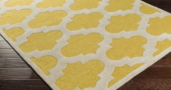 Surya Arise AWRS2124 Saffron Cream Area Rug 9 ft. X 13 ft. Rectangle