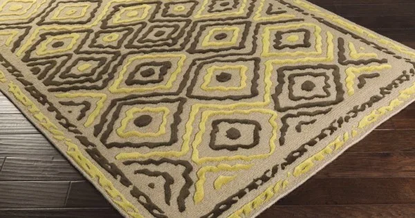 Surya Atlas ATS1012 Wheat Dark Brown Area Rug 2 ft. X 3 ft. Rectangle