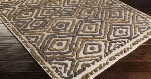 Surya Atlas ATS1016 Camel Khaki Area Rug 8 ft. X 11 ft. Rectangle