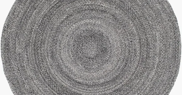 Surya Azalea Medium Gray AZA-2320 6 ft. X 6 ft. Round Rug