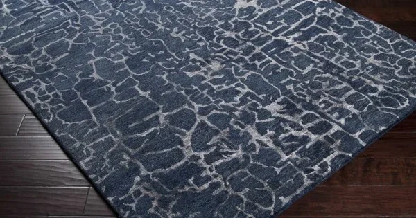 Surya Banshee BAN3306 Navy Denim Area Rug 9 ft. X 13 ft. Rectangle