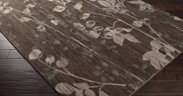 Surya Brocade BRC1003 Camel Khaki Area Rug 8 ft. X 11 ft. Rectangle