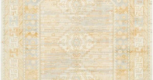 Surya Bunyan BYN2300 Light Beige Dusty Pink Area Rug 9 ft. X 12 ft. Rectangle