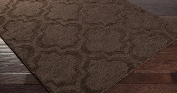 Surya Central Park AWHP4014 Dark Brown Area Rug 9 ft. 9 in. Round