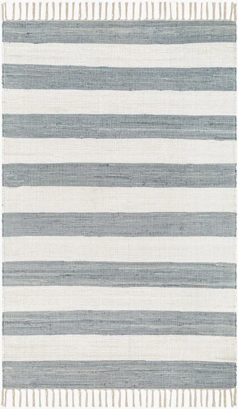 Surya Cotone CTE-2300 White Cottage Hand Woven Rug