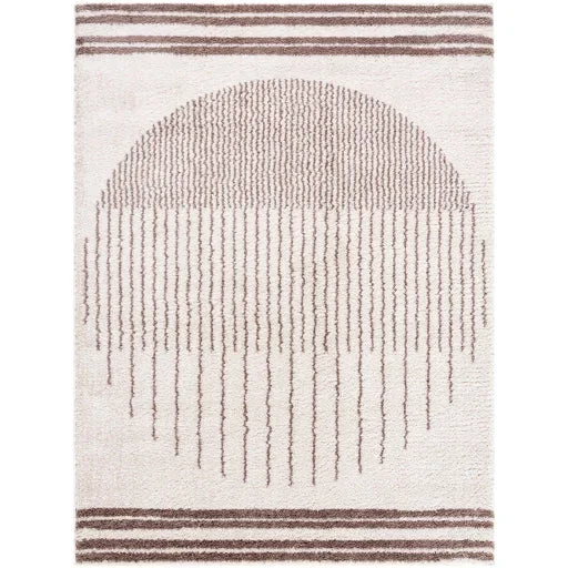 Surya Fossay Shag FSG-2305 Light Beige Global Machine Woven Rug