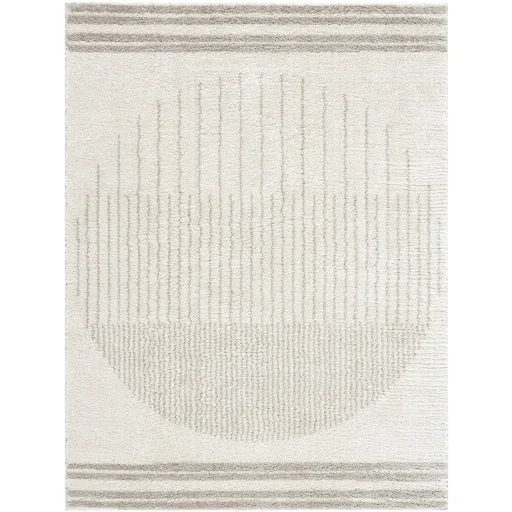 Surya Fossay Shag FSG-2309 Light Beige Global Machine Woven Rug