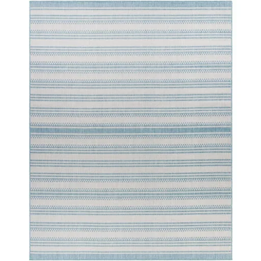 Surya Long Beach LBH-2306 Aqua Global Machine Woven Rug