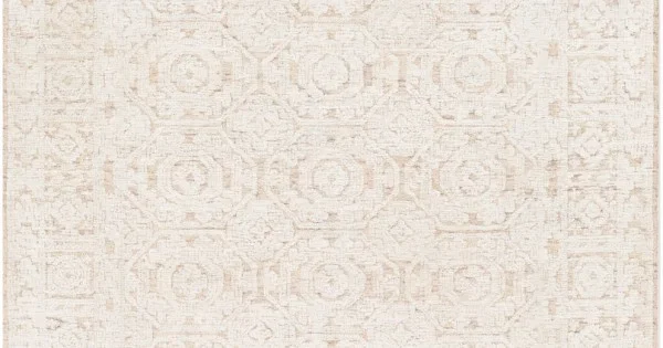 Surya Louvre LOU2301 Tan Cream Area Rug 12 ft. X 15 ft. Rectangle