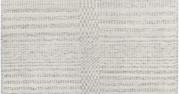 Surya Malaga MAG2305 Light Gray Black Area Rug 6 ft. X 9 ft. Rectangle