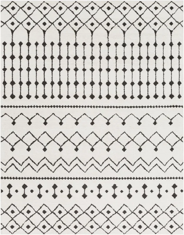 Surya Moroccan Shag MCS-2309 Black Global Machine Woven Rug
