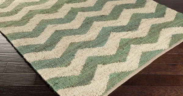 Surya Portico AWAR5014 Butter Teal Area Rug 2 ft. 3 in. X 8 ft. Runner
