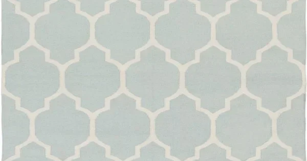 Surya Vogue AWLT3013 Aqua Cream Area Rug 9 ft. X 12 ft. Rectangle