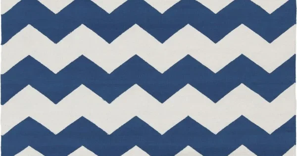 Surya Vogue AWLT3020 Navy Cream Area Rug 8 ft. X 10 ft. Rectangle