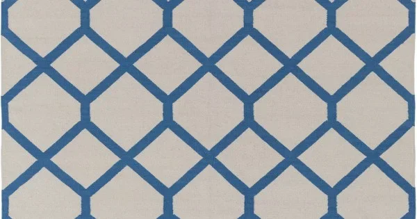 Surya Vogue AWLT3043 Ivory Blue Area Rug 9 ft. X 12 ft. Rectangle