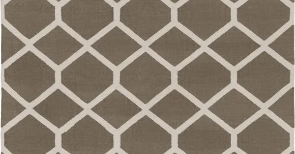 Surya Vogue AWLT3050 Gray Ivory Area Rug 5 ft. X 7 ft. 6 in. Rectangle