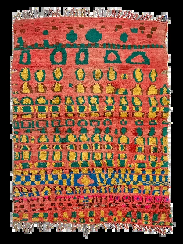 Tachrafat Coral Print Vintage Boujad