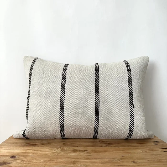 Tilda – White Hemp Pillow Cover