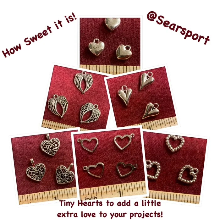 Tiny Heart Charms