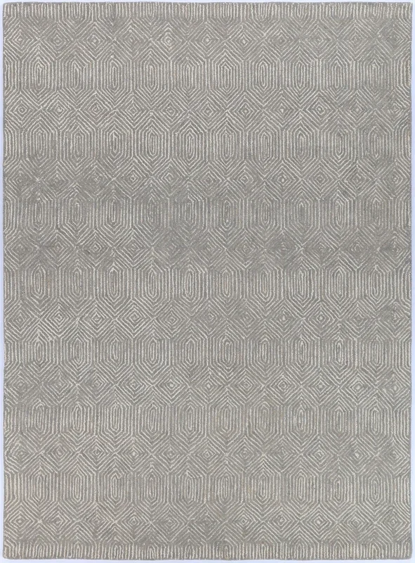 Toorak pure wool hand TUFTED ASH FLOOR RUG