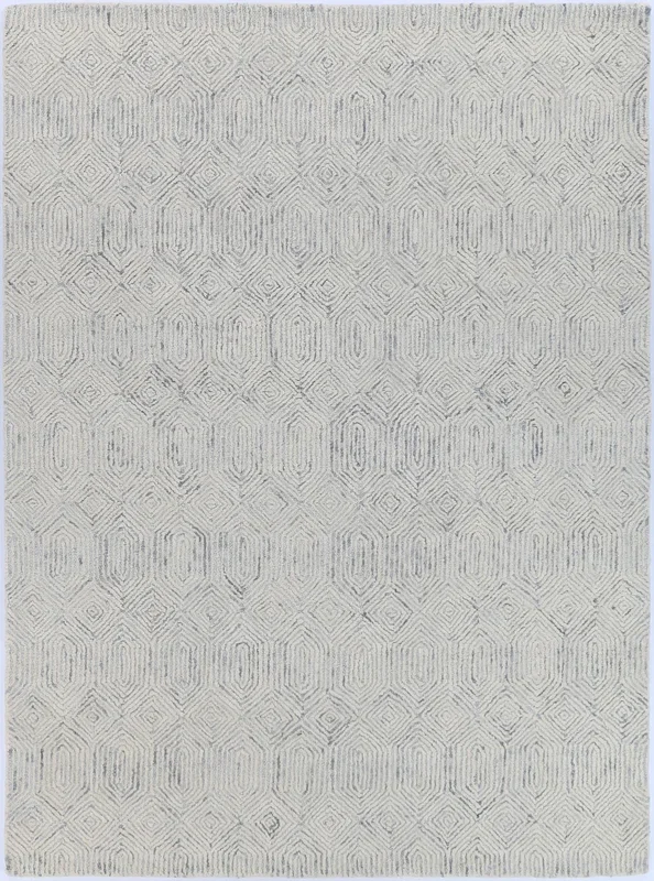 Toorak pure wool hand TUFTED GREY FLOOR RUG