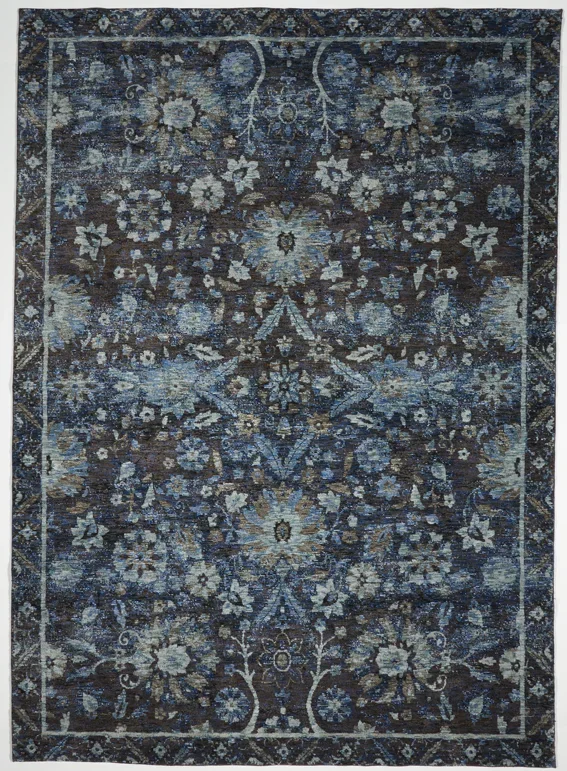 Transitional Machine Made Blue Rug 8’6 x 11’7