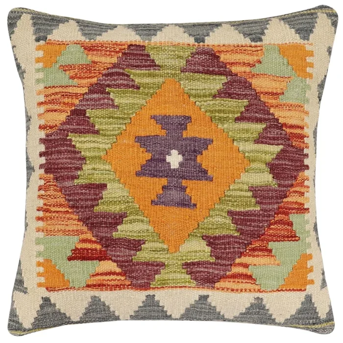 Tribal Abe Turkish Hand-Woven Kilim Pillow