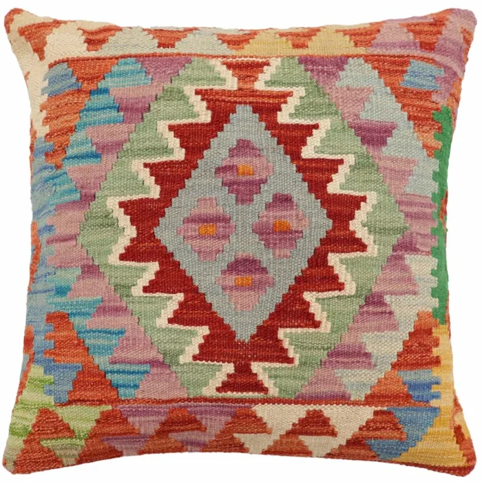 Tribal Beltran Turkish Hand-Woven Kilim Pillow