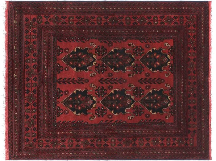 Tribal Biljik Khal Mohammadi Clarinda Wool Rug – 3’5” x 4’10”